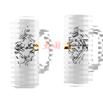 土田 苗字 面白いtシャツ 胸 名前 おもしろ グッズ 服 筆文字 文字 入り 面白い ネタ メンズ コーヒーマグ - Kawaiitshirt