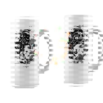 狸と狐 太極図 たぬき きつね コーヒーマグ - Kawaiitshirt