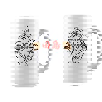 田島 苗字 面白いtシャツ 胸 名前 おもしろ グッズ 服 筆文字 文字 入り 面白い ネタ メンズ コーヒーマグ - Kawaiitshirt