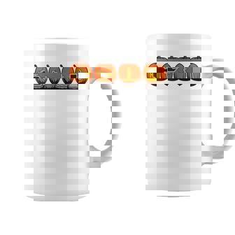 車の警告灯 面白いメカニック ハロウィン パンプキン オレンジ コーヒーマグ - Kawaiitshirt