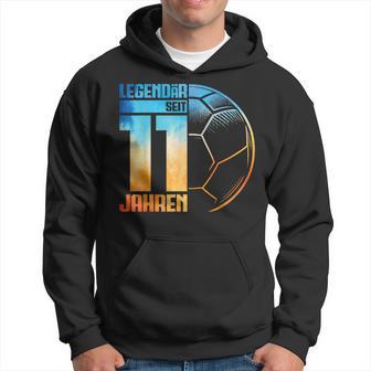 11 Geburtstag Retro Handballpieler 11 Jahre Junge Kinder Kapuzenpullover - Geschenkecke
