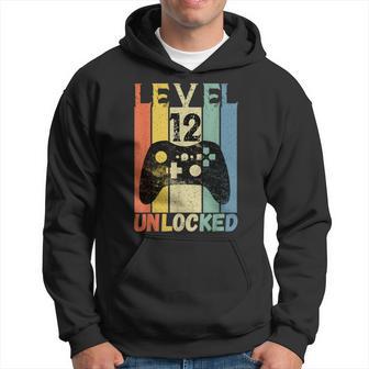 12 Cumpleaños Nivel 12 Desbloqueadoideo Juego Jugador Niño Regalo Sudadera - Regaloses