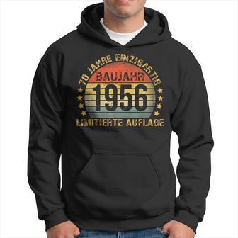 1956 Geburtstag Mann 70 Dekoration Lustig 70Er 70 Geburtstag Kapuzenpullover - Geschenkecke