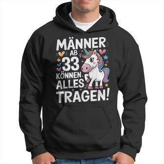 33 Geburtstag Mann Männer Ab 33 Jahre Deko Lustig Geschenk Kapuzenpullover - Geschenkecke