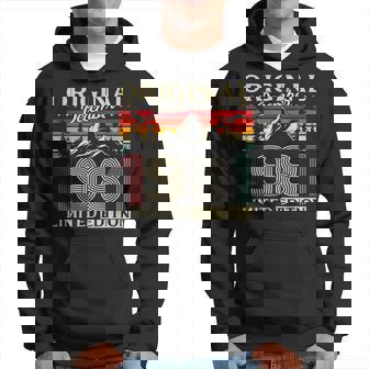 44 Ans Anniversaire Homme Cadeau Décembre 1981Intage Sweat à capuche - Cadeauxyz