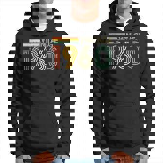60 Geburtstag Geschenk Jahrgang 1960Intage Retro Kapuzenpullover - Seseable