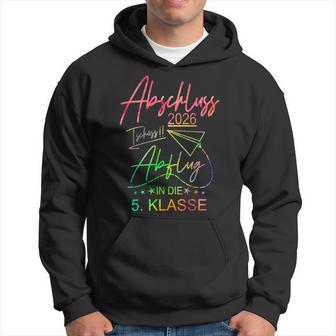Abschluss Grundschule 2026 Buntes Motivchule Abgänger Fun Kapuzenpullover - Geschenkecke