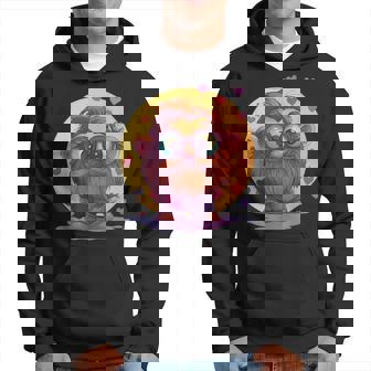 Adorable Barbu Avec Des Lunettes D'amour Sweat à capuche - Cadeauxyz