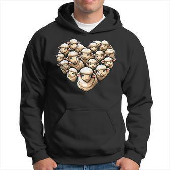 Adorables Moutons De La Ferme Pour Les Amoureux Des Moutons Sweat à capuche - Cadeauxyz