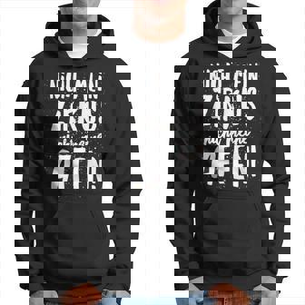 Affen Lustige Coole Freche Partyprüche Erwachsene - Kurzarm -Chwarz Kapuzenpullover - Seseable