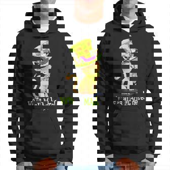 Alice Wonderland Chapelier Fou Pour Amoureux Des Chats Sweat à capuche - Cadeauxyz