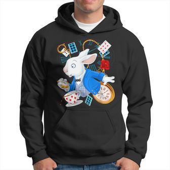 Alice Im Wunderland – Weißes Kaninchen- Kapuzenpullover - Geschenkecke