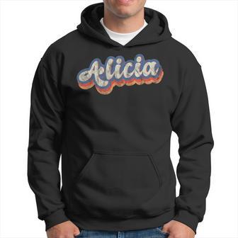 Alicia Camisa Con Nombre Personalizado Letras Personalizadas De Los Años 70 Sudadera - Regaloses