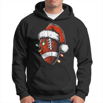 American Football Nikolausmütze –Intage Weihnachtenportliebhaber Kapuzenpullover - Geschenkecke