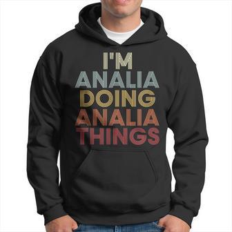 Analia Name Analia Personalized Name First Given Sudadera - Regaloses