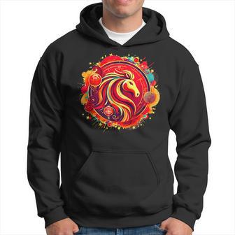 Année Du Cheval 2026 Nouvel An Lunaire Du Zodiaque Chinois Sweat à capuche - Cadeauxyz