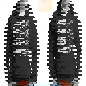 Anniversaire 55 Ans Biker Née En 1971Intage Moto Motard Sweat à capuche - Cadeauxyz