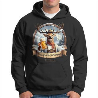 Aprèski Projektleiter Hüttengaudi Hirsch & Bier Aprèski Kapuzenpullover - Geschenkecke