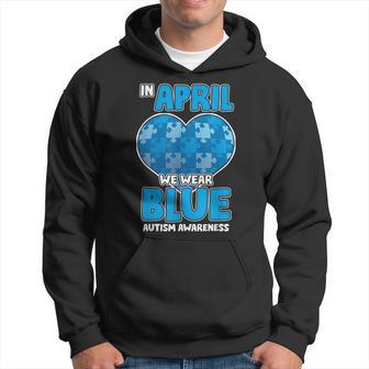 April Puzzle Cinta De Concienciaciónobre Autismo Apoyo Cardíaco Autista Sudadera - Regaloses