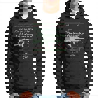 Armas Para Navidad Feo De Punto De Caza Rifle Militar Divertido Regalo Sudadera - Regaloses