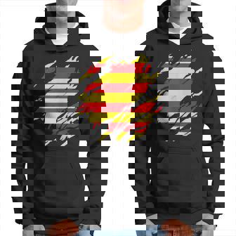 Bandera Cataluña Bandera Catalunya In Mangas Sudadera - Regaloses