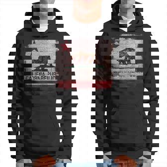 Bandera De La República De California Oso Desgastado Sudadera - Regaloses