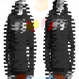 Bandera De Perú España Con Corazón De Perú Bandera De España Corazón De Amor Sudadera - Regaloses