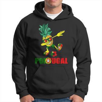 Bandera De Portugal Dabbing Piña Portugal Fútbol Portugal Sudadera - Regaloses