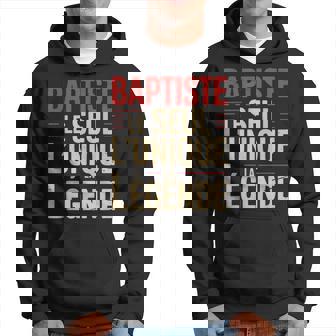 Baptiste Homme Humour Idée Cadeau Humoristique Drôle Sweat à capuche - Cadeauxyz