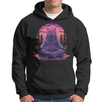Bär Meditation Natur Buddhistisch Zen Buddhapirituelles Yoga Kapuzenpullover - Geschenkecke