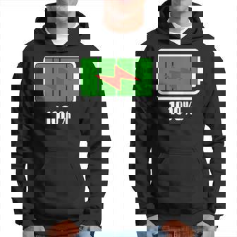 Batterie Restante 100 Batterie Pleine Puissance Sweat à capuche - Cadeauxyz