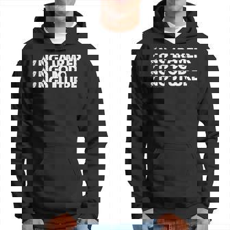 Bauer Traktor Pulli Kuh Landwirt No Farmer No Food No Future Kapuzenpullover - Seseable