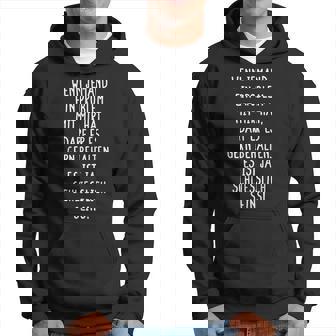 Behalt Dein Problem Lustiges elbstbewusst Motiv Fun Kapuzenpullover - Seseable