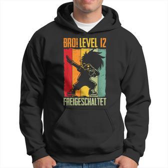 Bro Level 12 Freigeschaltet 12Geburtstagideo Gamer Junge Kapuzenpullover - Geschenkecke
