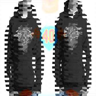 Cadeaux Deuper-Héros Pour 40E Anniversaire 40 Sweat à capuche - Cadeauxyz