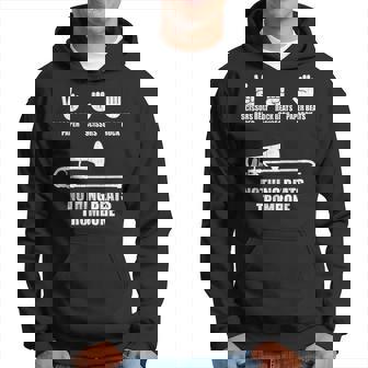 Camisa Para Banda De Música Rock Papercissors Divertida Para Amantes Del Trombón Sudadera - Regaloses