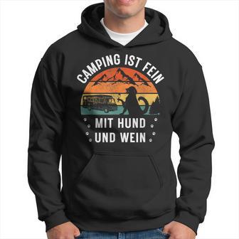 Camper Wohnmobilfahrer Mit Hund Campingprüche Wohnmobil Kapuzenpullover - Seseable