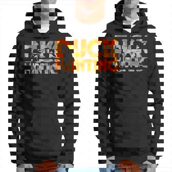 Canard Hunter Orange Camouflage Chasse Canard Sweat à capuche - Cadeauxyz