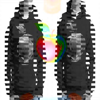 Carte Chauffante Pomme Artistique Minimaliste Sweat à capuche - Cadeauxyz