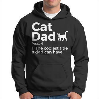Cat Dad Definición Divertido Amante De Los Gatos Sudadera - Regaloses