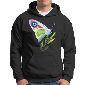 Chemise Contre Le Mauvais Œil Grec Papillon Sweat à capuche - Cadeauxyz