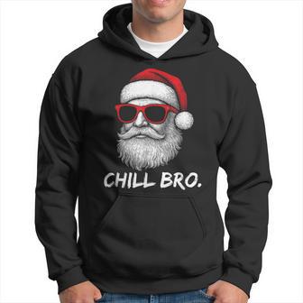 Chill Bro – Lustiges Weihnachtsmann Mitonnenbrille Gamer Kapuzenpullover - Geschenkecke