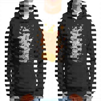 Cochon Nouvel Anol Bouchoncène Étoile Illustration Sweat à capuche - Cadeauxyz