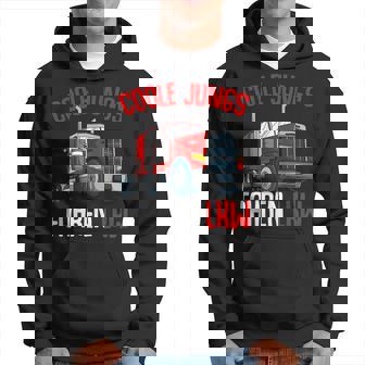 Coole Jungs Fahren Lkw Fahrer Trucker Kinder Jungen Kapuzenpullover - Seseable