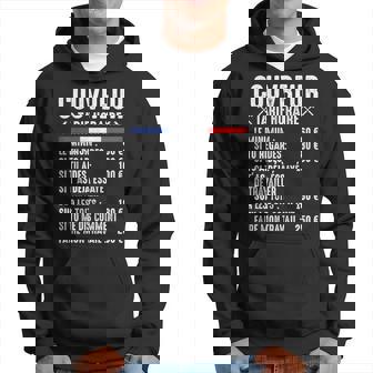 Couvreur Tarif Horaire Couvreur Zingueur Toiture Humour Sweat à capuche - Cadeauxyz