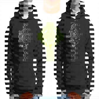 Croix Celtique Avec Claddagh -Aint-Patrick Day Sweat à capuche - Cadeauxyz