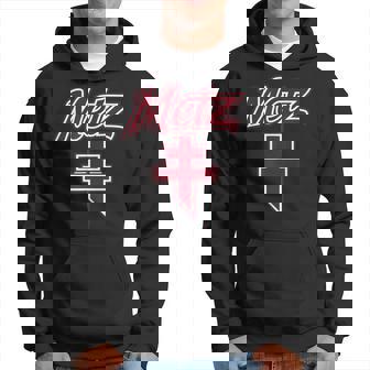 Croix Lorraine Grenat Sweat à capuche - Cadeauxyz