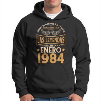 Cumpleaños Hombre Regalos Las Leyendas Enero 1984 Sudadera - Regaloses