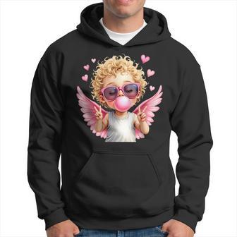 Cupid Amor Engel Liebe Kaugummi Blasealentinstag Herz Kapuzenpullover - Geschenkecke