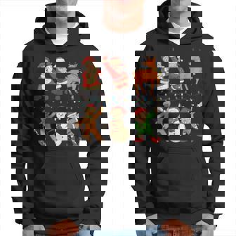 Dancing Christmas Assorties Famille Danse De Noël Mignon Noël Sweat à capuche - Cadeauxyz